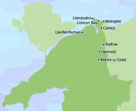 Conwy map